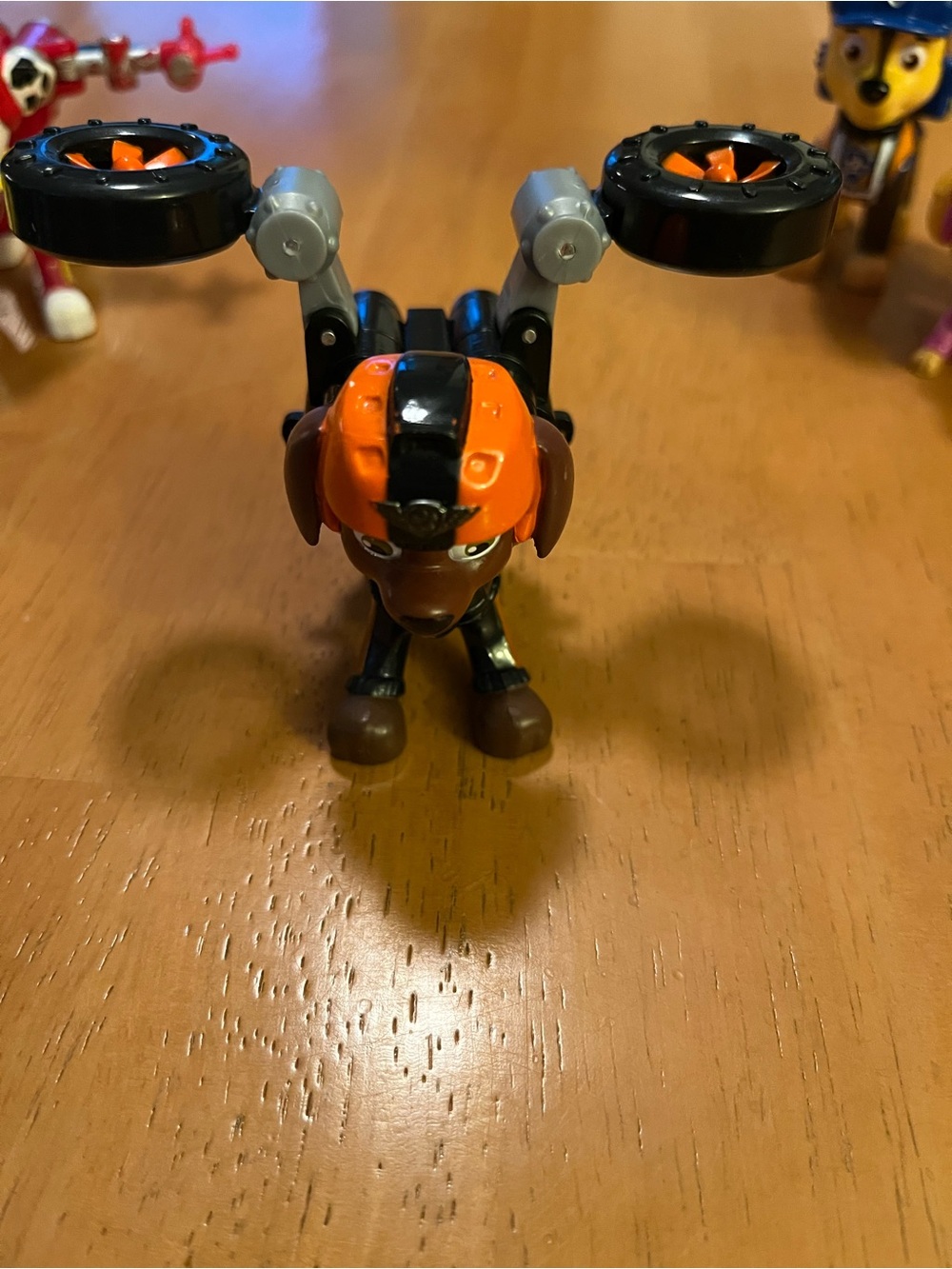 Paw Patrol 6 Figure Mixed Set Rescue Pups w/ Snap-On Transport Packs - Picture 6 of 8